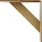 Ekena Millwork Traditional Steel Bracket, Hammered Gold 2"W x 10"D x 10"H BKTM02X10X10TRHGO - alternate 2
